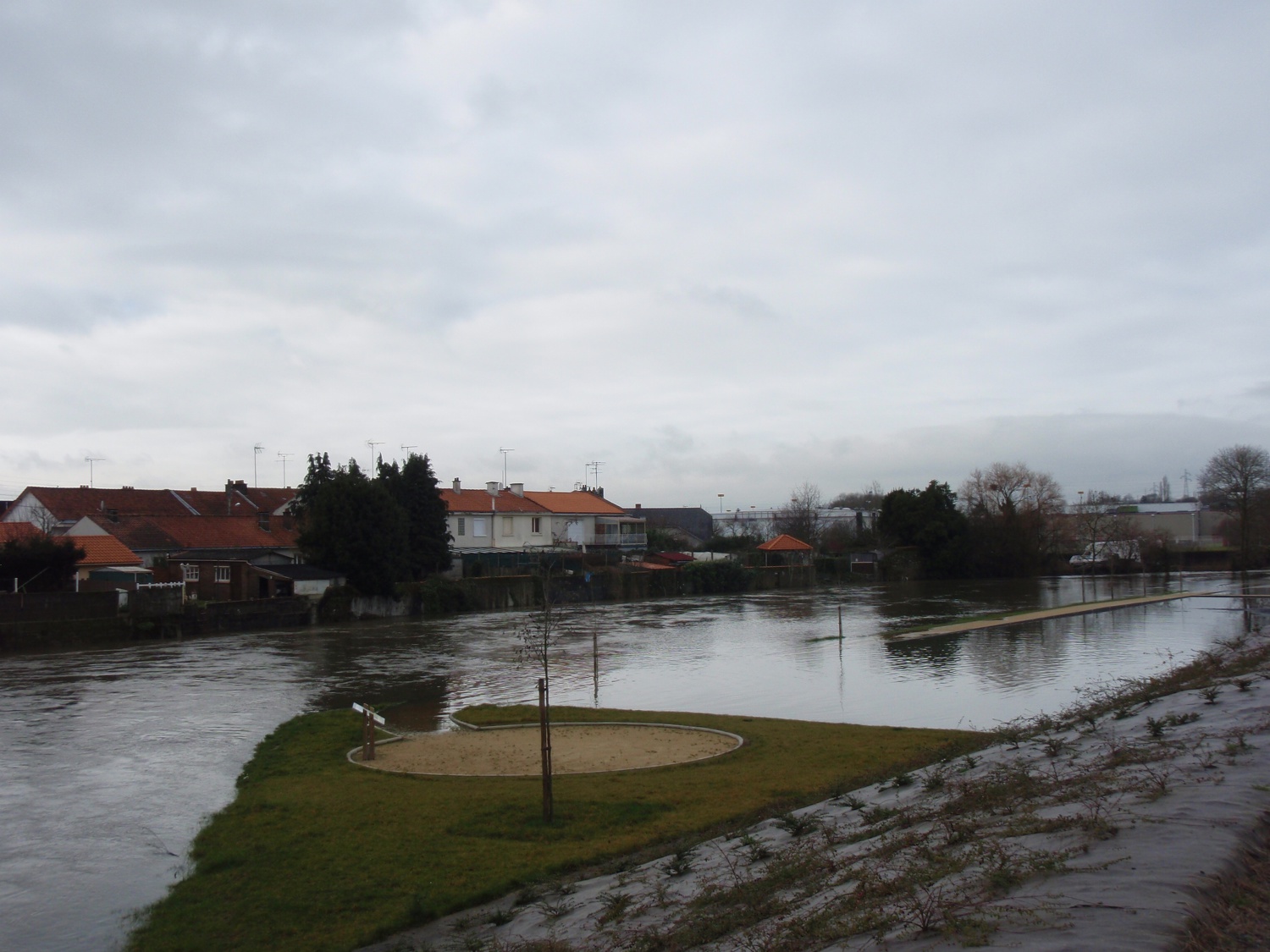 Crue de la Moine en février 2014 à Cholet